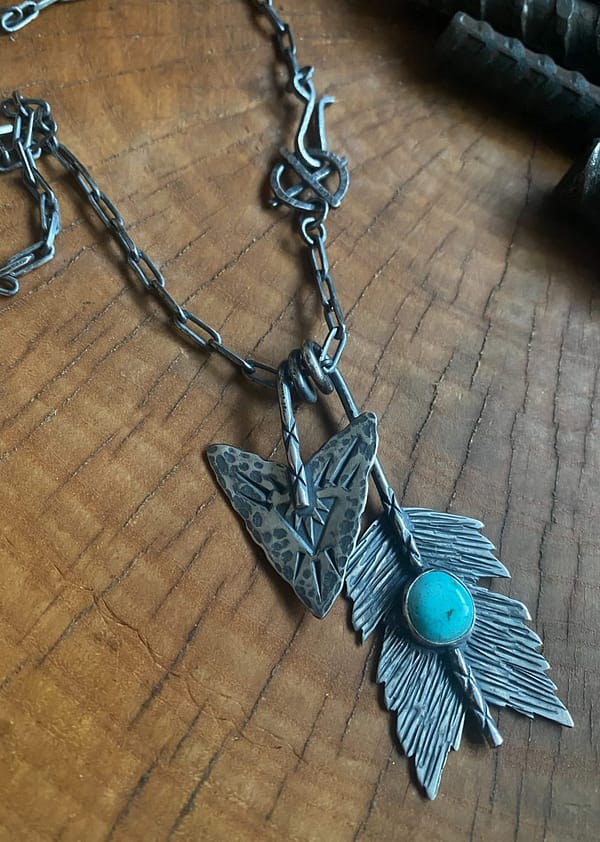 Peace Arrow Necklace